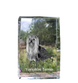 Yorkshire Terrier kryształ z psem Art-Dog