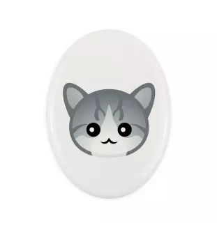 Egejski płyta nagrobna z kotem Art-Dog