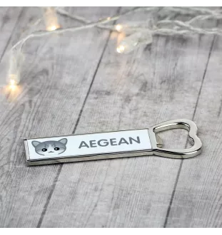 Ägäische Katze - Flaschenöffner mit Grafik und Logo der Marke Art-Dog