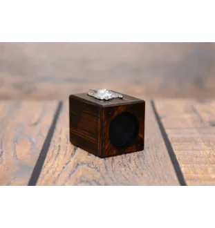 Yorkshire Terrier II - Holzkerzenständer mit Hund, einzigartiges Andenken an den Verlust eines Hundes, Handwerkskunst der Marke Art-Dog