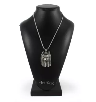 Yorkshire Terrier, Yorkie III - necklace with a dog, dog pendant on a silver chain, unique jewelry from the Art-Dog brand