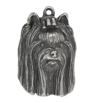 Yorkshire Terrier, Yorkie III - necklace with a dog, dog pendant on a silver chain, unique jewelry from the Art-Dog brand