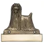 Yorkshire Terrier - Haustürschild mit Hund, Messingschild mit Namen, personalisiertes Türschild mit Markennamen Art-Dog