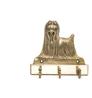 Yorkshire Terrier - Schlüsselhalter mit Hund, Messinggriff für Hundezubehör, elegante Dekoration für den Flur der Marke Art-Dog