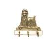 Yorkshire Terrier, Terrier Du Yorkshire, York - porte-clés avec chien, support en laiton pour accessoires pour chiens, élégante décoration pour le couloir de la marque Art-Dog