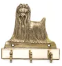 Yorkshire Terrier, Terrier Du Yorkshire, York - porte-clés avec chien, support en laiton pour accessoires pour chiens, élégante décoration pour le couloir de la marque Art-Dog