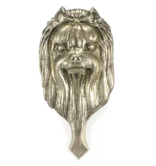 Yorkshire Terrier - Türklopfer in Form eines Hundekopfes, Messing-Türklopfer, Retro-Dekoration an der Tür der Marke Art-Dog