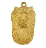 Yorkshire Terrier, Yorkie II - keychain and necklace with a dog in a box, high-quality gold-plated product, Art-Dog brand