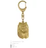 Yorkshire Terrier, Terrier Du Yorkshire, York III - porte-clés et collier avec chien dans une boîte, produit plaqué or de haute qualité, marque Art-Dog