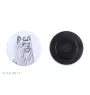 Yorkshire Terrier, Terrier Du Yorkshire, York - aimant avec un œil de chien, exceptionnellement léger, aimant puissant, produit fabriqué à la main par la marque Art-Dog