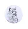 Yorkshire Terrier, Yorkie - pin with your dog, add your own photo, Art-Dog brand