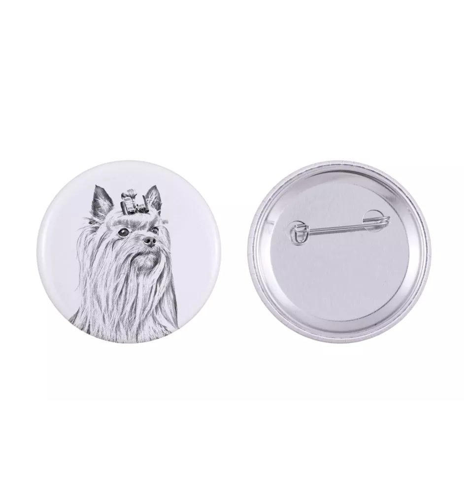 Yorkshire Terrier, Yorkie - pin with your dog, add your own photo, Art-Dog brand