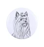 Yorkshire Terrier, Terrier Du Yorkshire, York - badge avec votre chien, ajoutez votre propre photo, marque Art-Dog