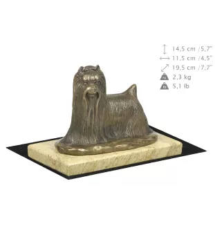 Yorkshire Terrier statuetka na piaskowym kamieniu Art-Dog