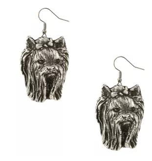 Yorkshire Terrier, Terrier Du Yorkshire, York I - boucles d'oreilles pendantes avec des chiens, bijoux charmants pour maman de chien, cadeau pour fille de la marque Art-Dog