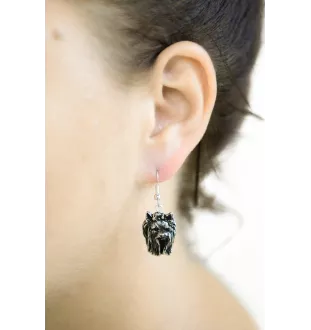 Yorkshire Terrier, Terrier Du Yorkshire, York I - boucles d'oreilles pendantes avec des chiens, bijoux charmants pour maman de chien, cadeau pour fille de la marque Art-Dog