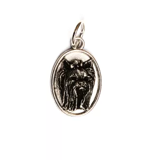 Yorkshire Terrier, Terrier Du Yorkshire, York I - collier avec chien, pendentif pour maman de chien, bijoux uniques de la marque Art-Dog