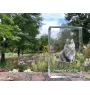 Chat à boucles américaines - cristal avec une photo de chat, photo sous verre, exposition moderne de la marque de photos Art-Dog