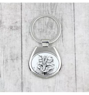 Amerykański Bobtail brelok ze zdjęciem kota Art-Dog