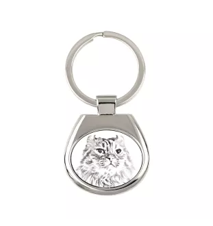American Curl Katze - Schlüsselanhänger mit Katze, Anhänger mit Aufdruck, personalisierter Anhänger der Marke Art-Dog