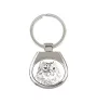 American Curl Cat - keychain with a cat, keychain with a print, personalized pendant from the Art-Dog brand