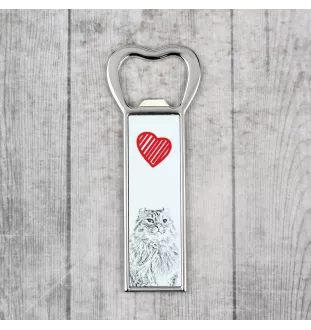 American Curl Katze - Flaschenöffner mit Katze, personalisierter Kühlschranköffner, ein einzigartiges Geschenk für Männer von der Marke Art-Dog.