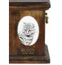 Bobtail américain - une plaque commémorative avec une photo de chat, une plaque funéraire avec une impression, une plaque ovale personnalisée de la marque Art-Dog