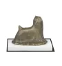 Yorkshire Terrier, Yorkie - dog figurine, figure on a white base, trophy for Art-Dog dog show exhibition