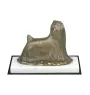 Yorkshire Terrier, Terrier Du Yorkshire, York - une statuette de chien, une figurine en marbre blanc, un trophée pour l'exposition de chiens de la marque Art-Dog