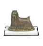 Yorkshire Terrier, Yorkie - dog figurine, statue on white marble, trophy for Art-Dog dog show exhibition