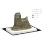 Yorkshire Terrier, Yorkie - dog figurine, statue on white marble, trophy for Art-Dog dog show exhibition