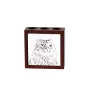American Curl Cat - pen holder with a cat, desk organizer with a print, personalized desk decoration by Art-Dog brand