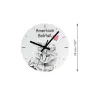 Bobtail américain - horloge murale avec un chat, horloge de table avec impression, décoration personnalisée de la maison de la marque Art-Dog