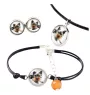 Yorkshire Terrier, Terrier Du Yorkshire, York - ensemble de bijoux dans une boîte, collier, boucles d'oreilles, bracelet, produits de la marque Art-Dog