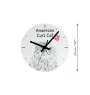 American Curl Cat - wall clock with a cat, shelf clock with a print, personalized home decoration from the Art-Dog brand