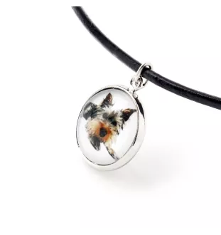 Yorkshire Terrier, Yorkie - a set of jewelry in a box, necklace, earrings, bracelet, products from the Art-Dog brand