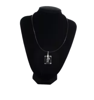 Bobtail américain - Crystal cat pendant, photo necklace, unique jewellery by Art-Dog