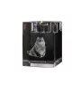 American Curl - Bougeoir avec photo de chat, porte bougie en cristal, cadeau personnalisé par la marque Art-Dog
