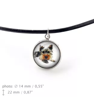 Yorkshire Terrier, Terrier Du Yorkshire, York - ensemble de bijoux avec votre photo, ensemble fait à la main, bracelet et collier de la marque Art.-Dog