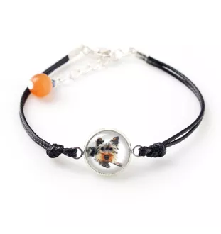Yorkshire Terrier, Yorkie - a set of jewelry with your photo, handmade set, bracelet and necklace by Art.-Dog brand