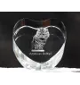 Amerykański Bobtail serce kryształowe z kotem Art-Dog