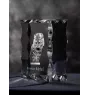 Bobtail américain - cristal avec une photo de chat, une statuette en verre avec une photo, un cadre exceptionnel avec une photo de la marque Art-Dog