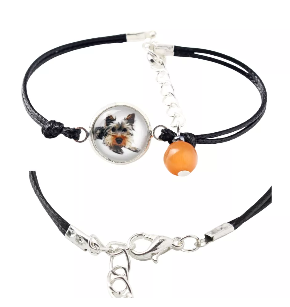 Yorkshire Terrier, Yorkie - bracelet in a box with your photo, feminine jewelry, perfect gift from Art-Dog brand