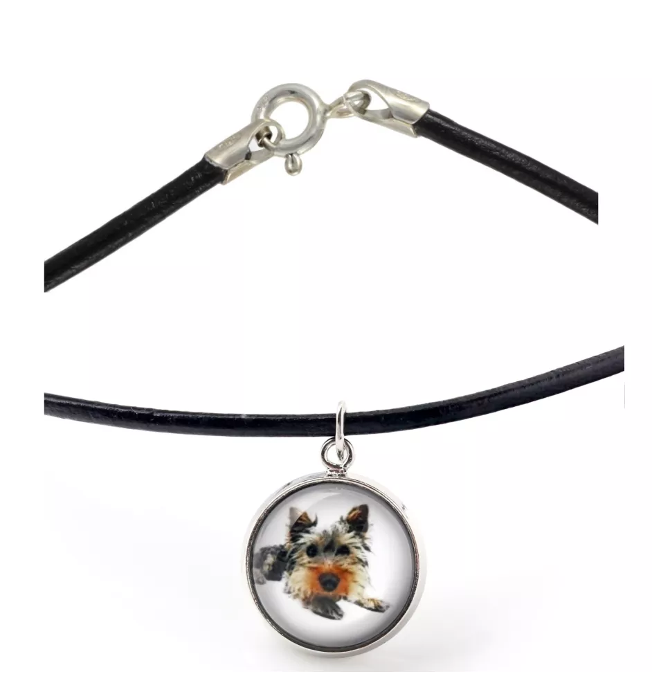 Yorkshire Terrier, Terrier Du Yorkshire, York - collier dans une boîte, élégant bijou, pendentif de la marque Art-Dog