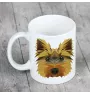 Yorkshire Terrier - Becher mit einem Bild und dem Schriftzug geometrischer Hund Art-Dog