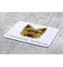 Yorkshire Terrier, Yorkie - geometric mouse pad with a picture and text by Art-Dog