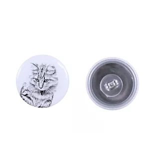 American Bobtail - earrings with a beloved cat, own photo, perfect gadget for cat lovers from the Art.-Dog brand.