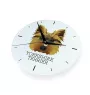 Yorkshire Terrier, Terrier Du Yorkshire, York - horloge murale géométrique avec photo et logo de la marque Art-Dog