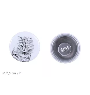 American Bobtail - earrings with a beloved cat, own photo, perfect gadget for cat lovers from the Art.-Dog brand.