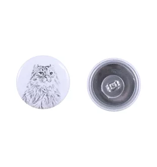 American Curl Katze - Ohrringe mit geliebter Katze, eigenes Foto, perfektes Accessoire für Katzenliebhaber von der Marke Art.-Dog